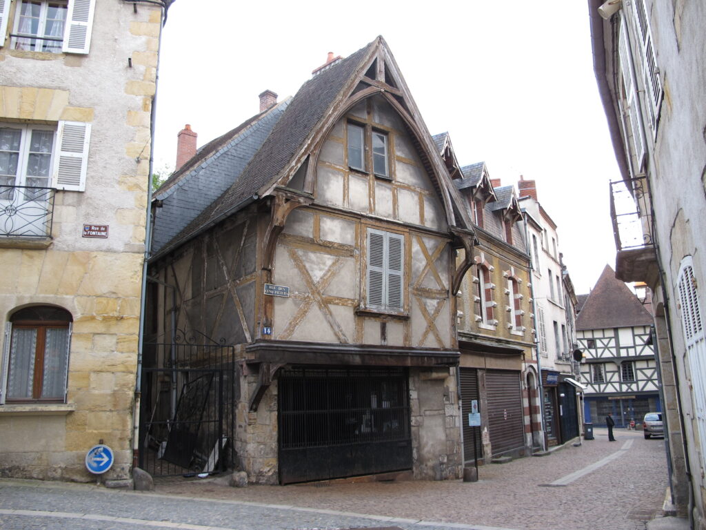 Middeleeuwse stad Montlucon